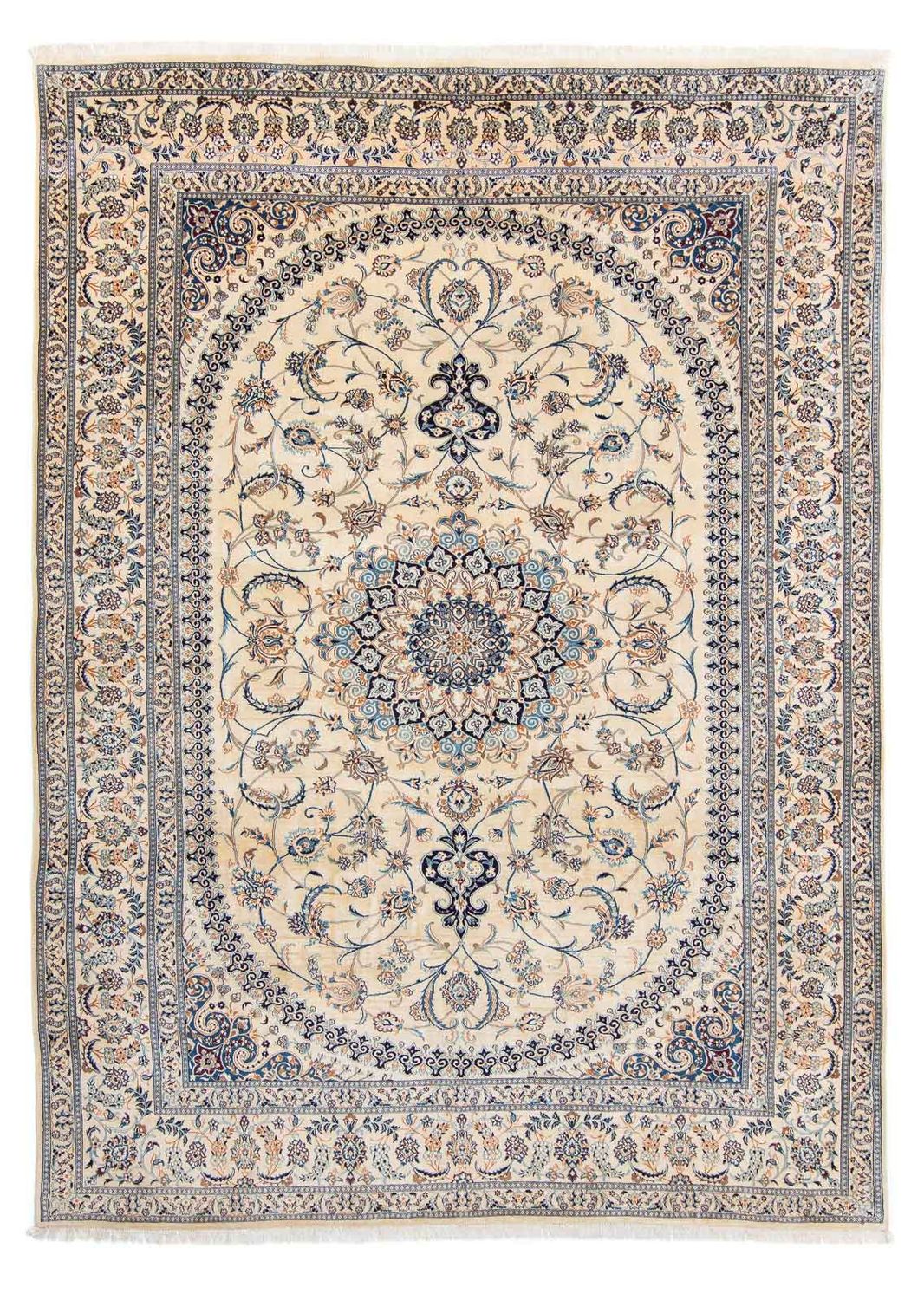 Tapis persan - Nain - Premium - 335 x 241 cm - beige