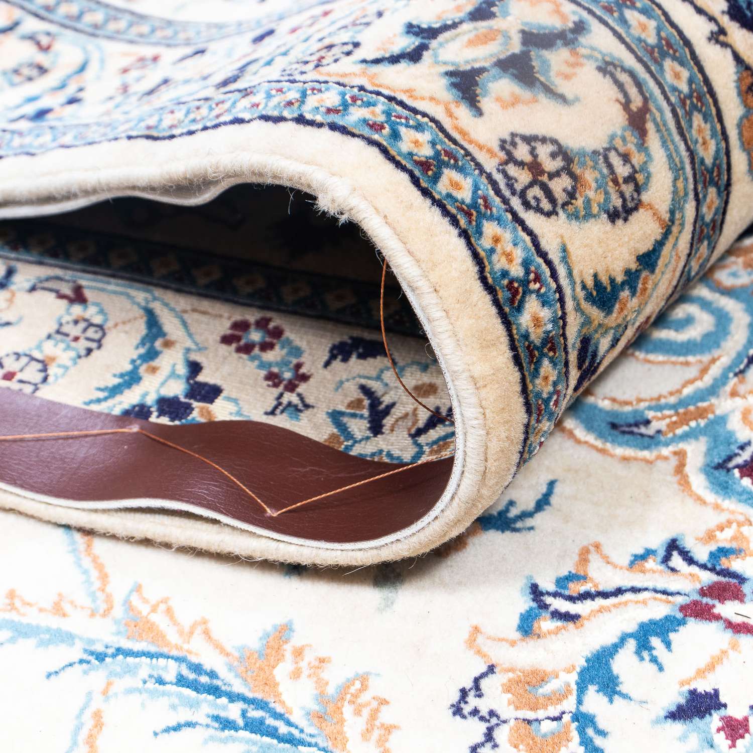 Perský koberec - Nain - Premium - 335 x 241 cm - béžová