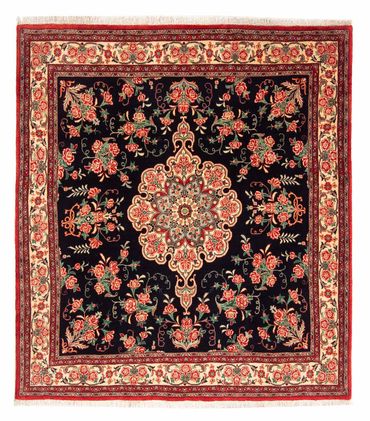 Tapis persan - Bidjar carré  - 161 x 148 cm - rouge