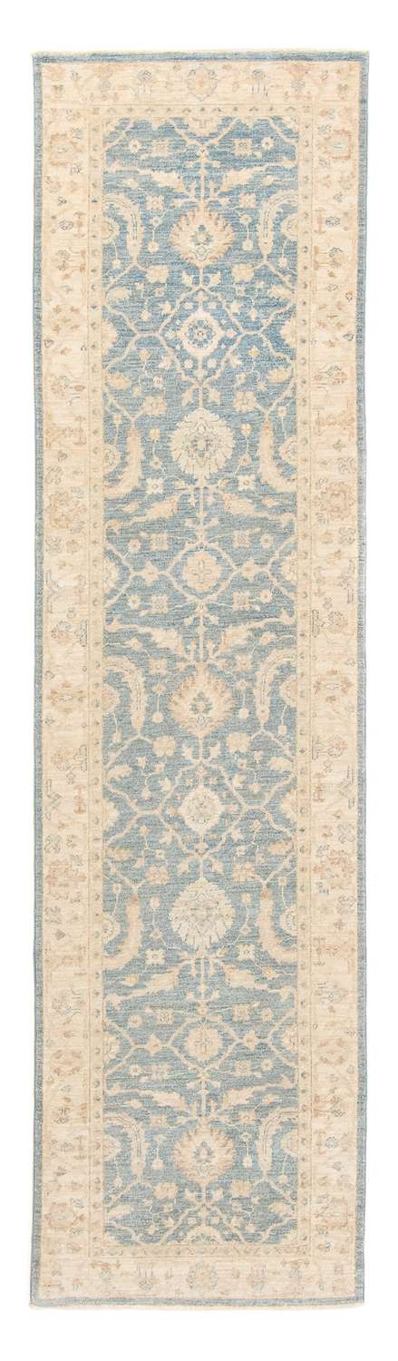 Loper Ziegler tapijt - 300 x 80 cm - lichtblauw