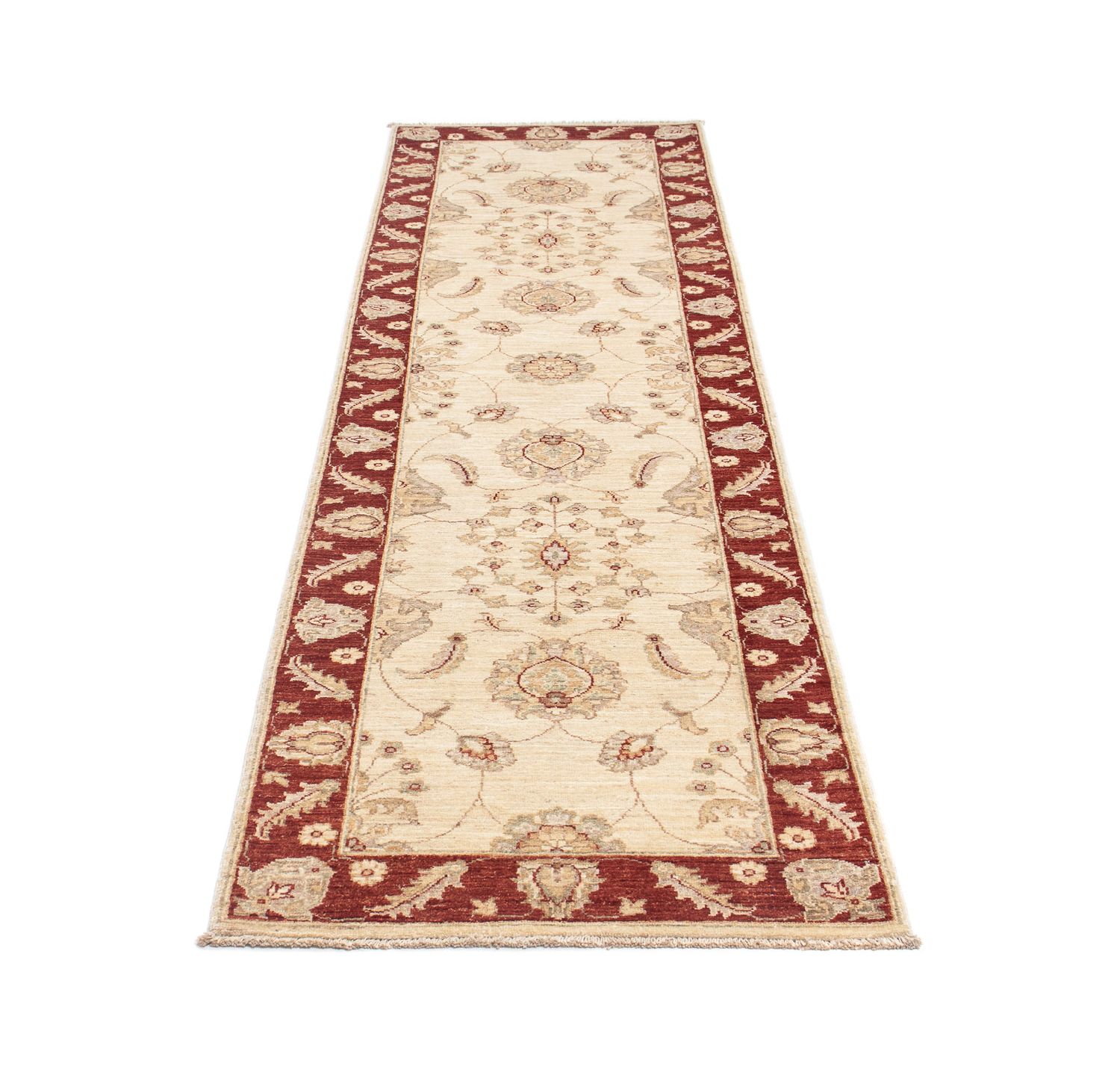 Loper Ziegler tapijt - 294 x 76 cm - beige