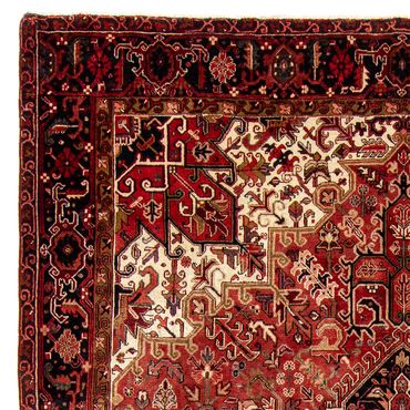 Tapis persan - Nomadic - 400 x 310 cm - rouge foncé