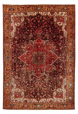 Tapis persan - Nomadic - 388 x 282 cm - rouge foncé