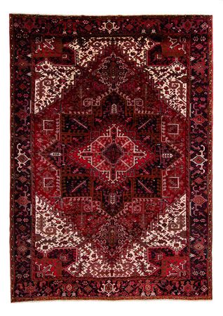 Tapis persan - Nomadic - 428 x 315 cm - rouge foncé