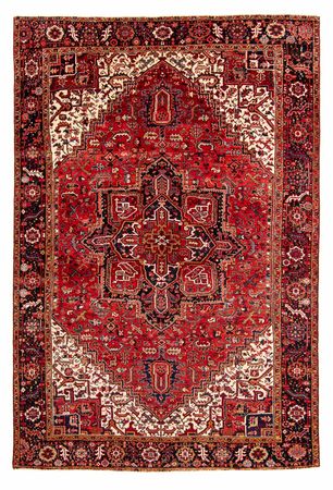 Tapis persan - Nomadic - 384 x 280 cm - rouge foncé