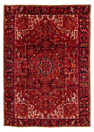 Tapis persan - Nomadic - 391 x 304 cm - rouge foncé