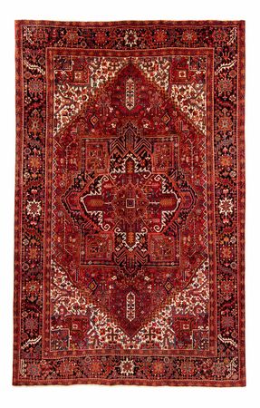 Perser Rug - Nomadic - 374 x 295 cm - dark red