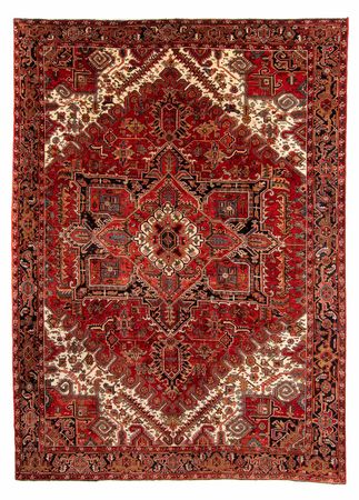 Perser Rug - Nomadic - 377 x 306 cm - dark red