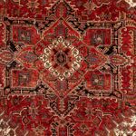 Tapis persan - Nomadic - 377 x 306 cm - rouge foncé