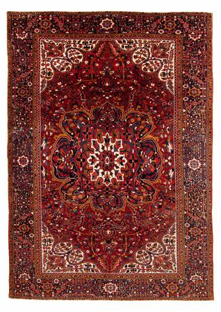 Tapis persan - Nomadic - 405 x 296 cm - rouge foncé