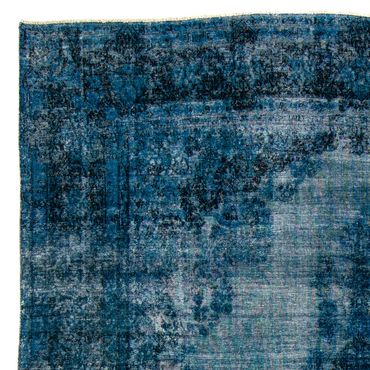 Tappeto vintage - 378 x 295 cm - blu scuro