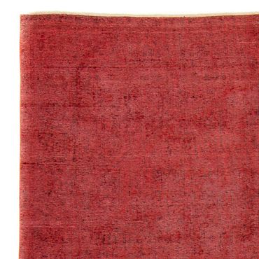 Tapis vintage - 370 x 288 cm - rouge foncé