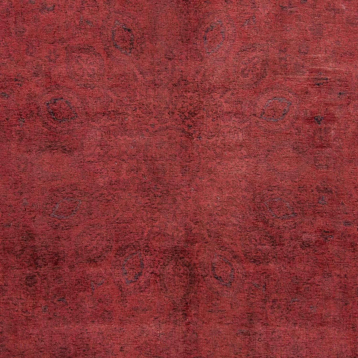 Alfombra Vintage - 393 x 285 cm - rojo oscuro