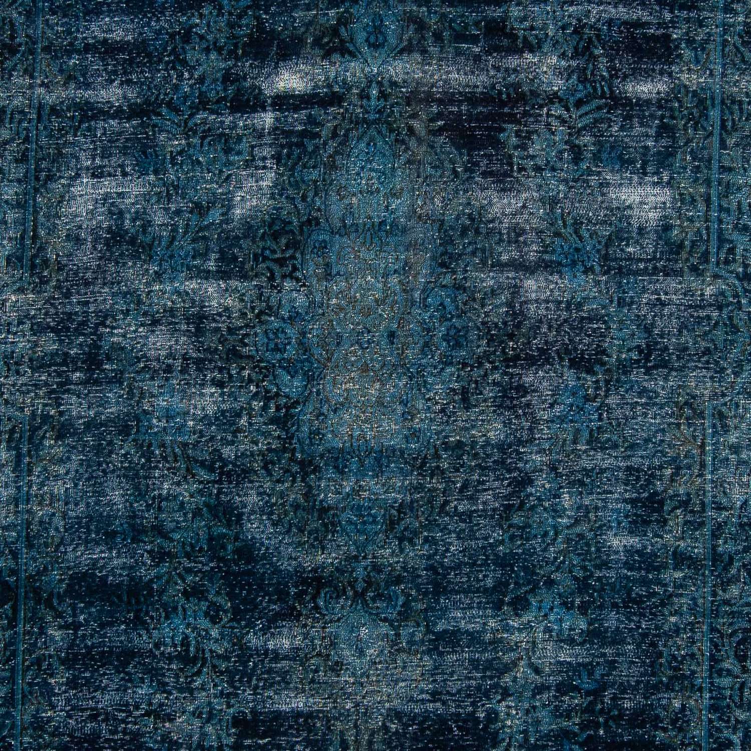 Vintage tapijt - 384 x 293 cm - donkerblauw