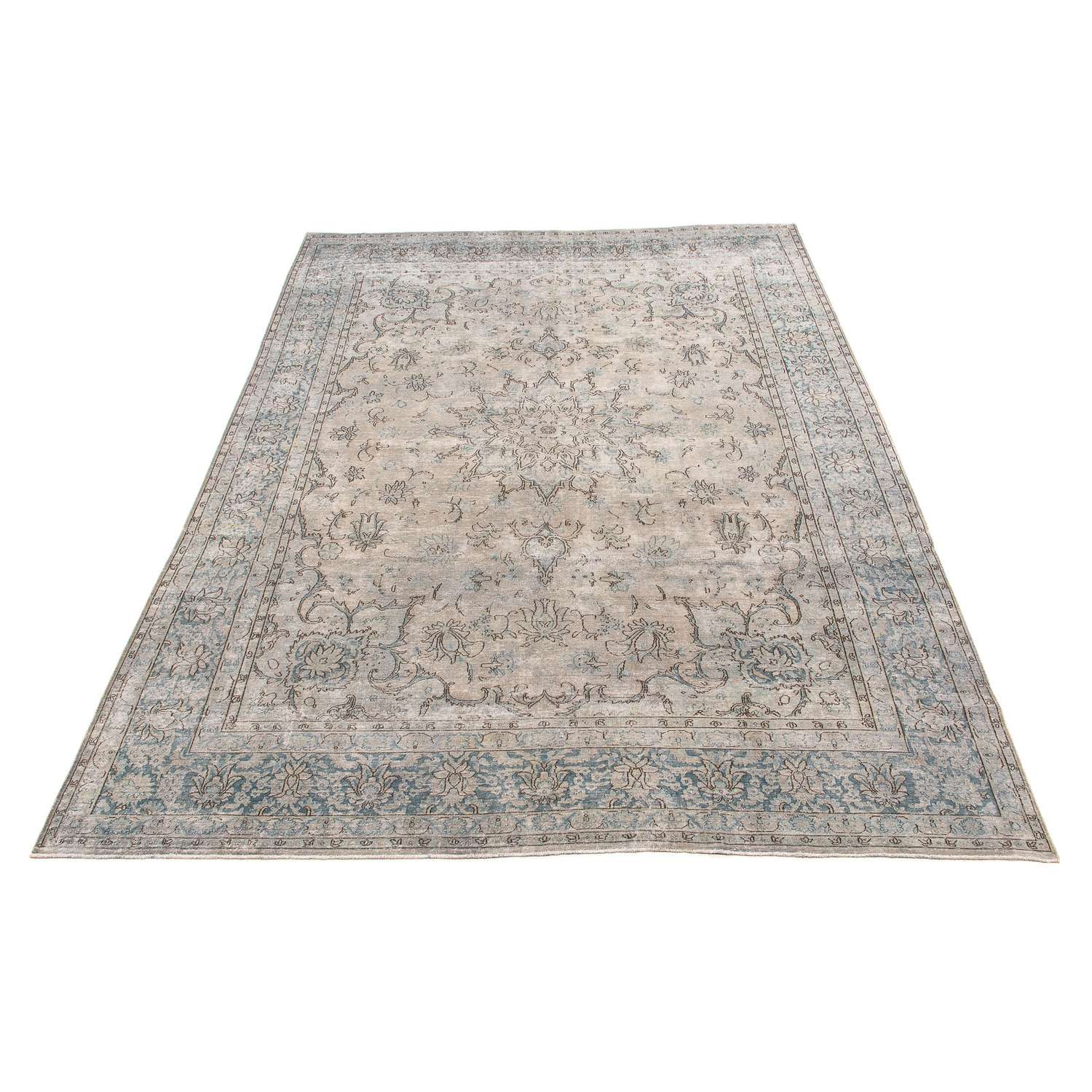 Vintage tapijt - 389 x 290 cm - grijs