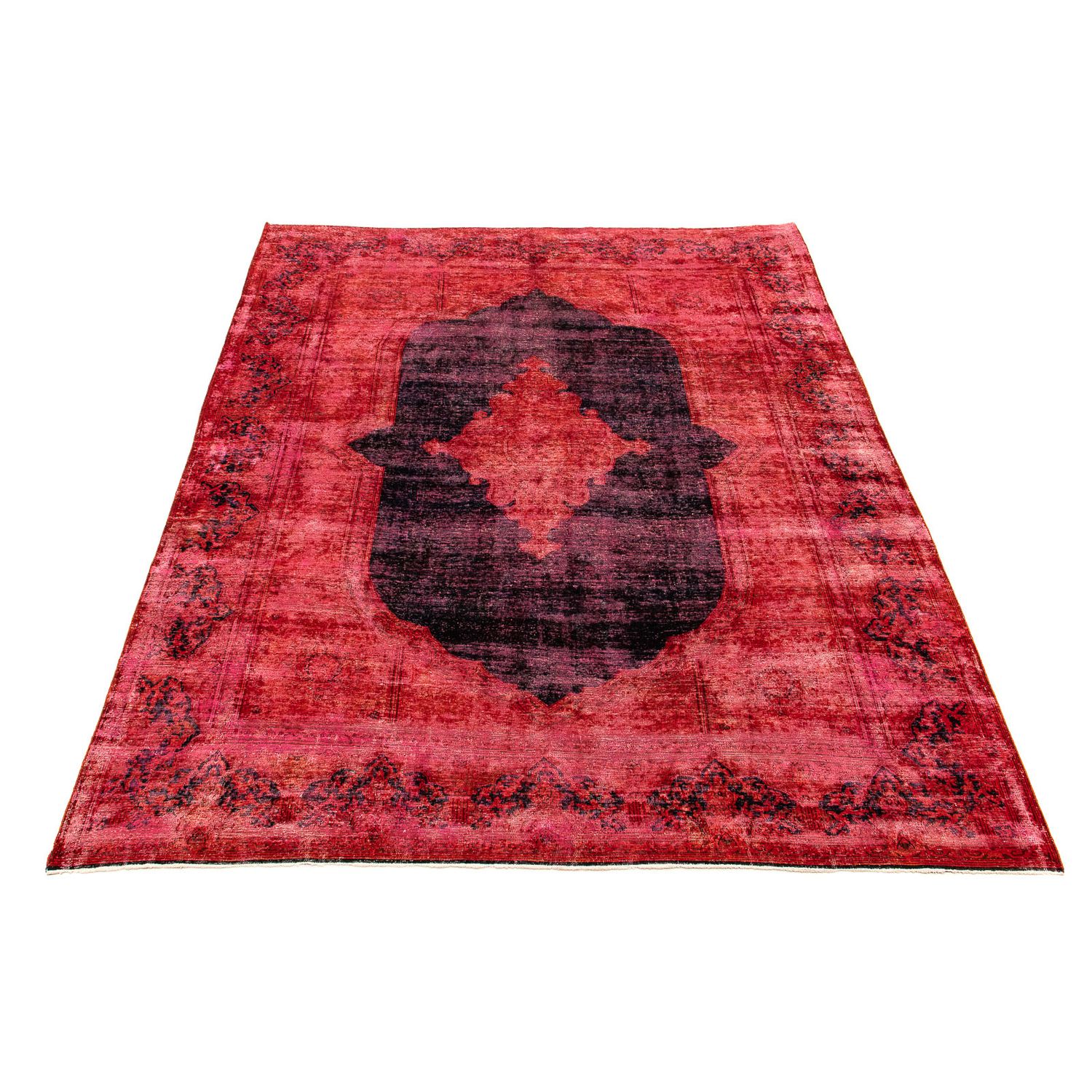 Vintage tapijt - 349 x 258 cm - donkerrood