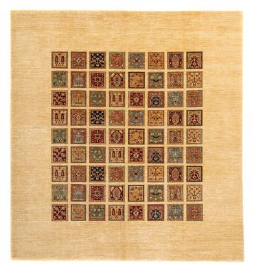 Persisk teppe - Nomadisk square  - 325 x 306 cm - beige