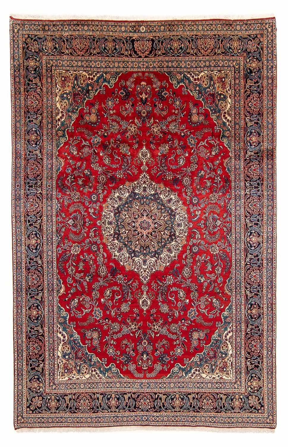 Tapis persan - Nomadic - 379 x 264 cm - rouge