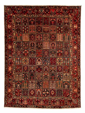 Tapis persan - Nomadic - 351 x 302 cm - rouge foncé