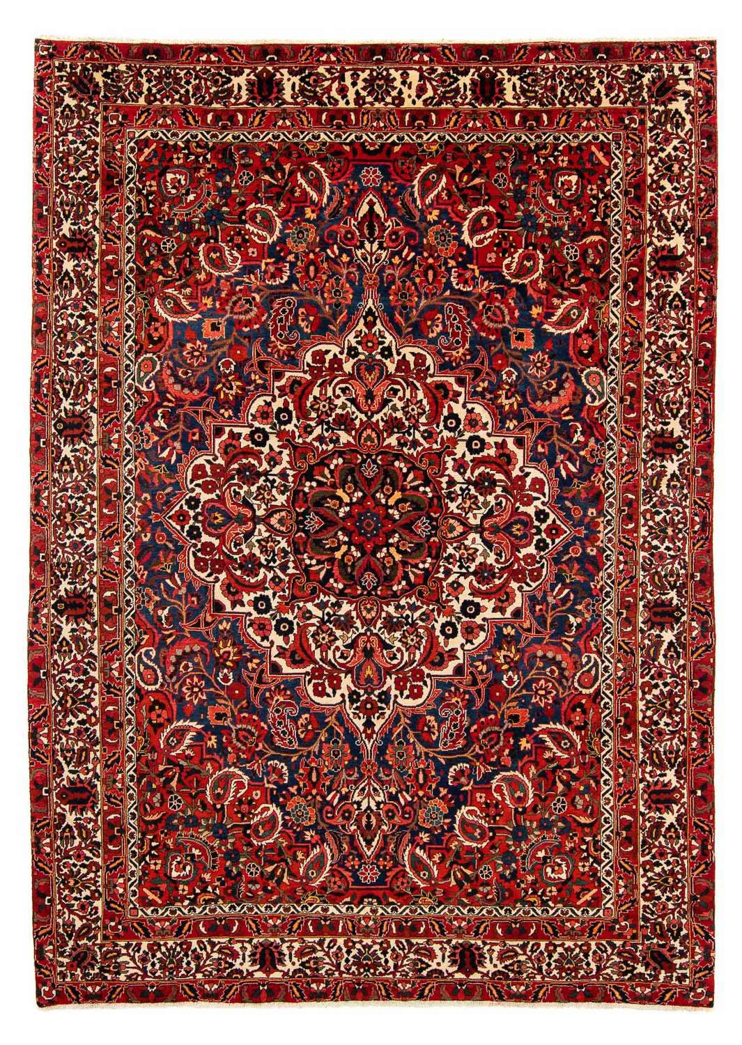 Tapis persan - Nomadic - 375 x 272 cm - rouge foncé