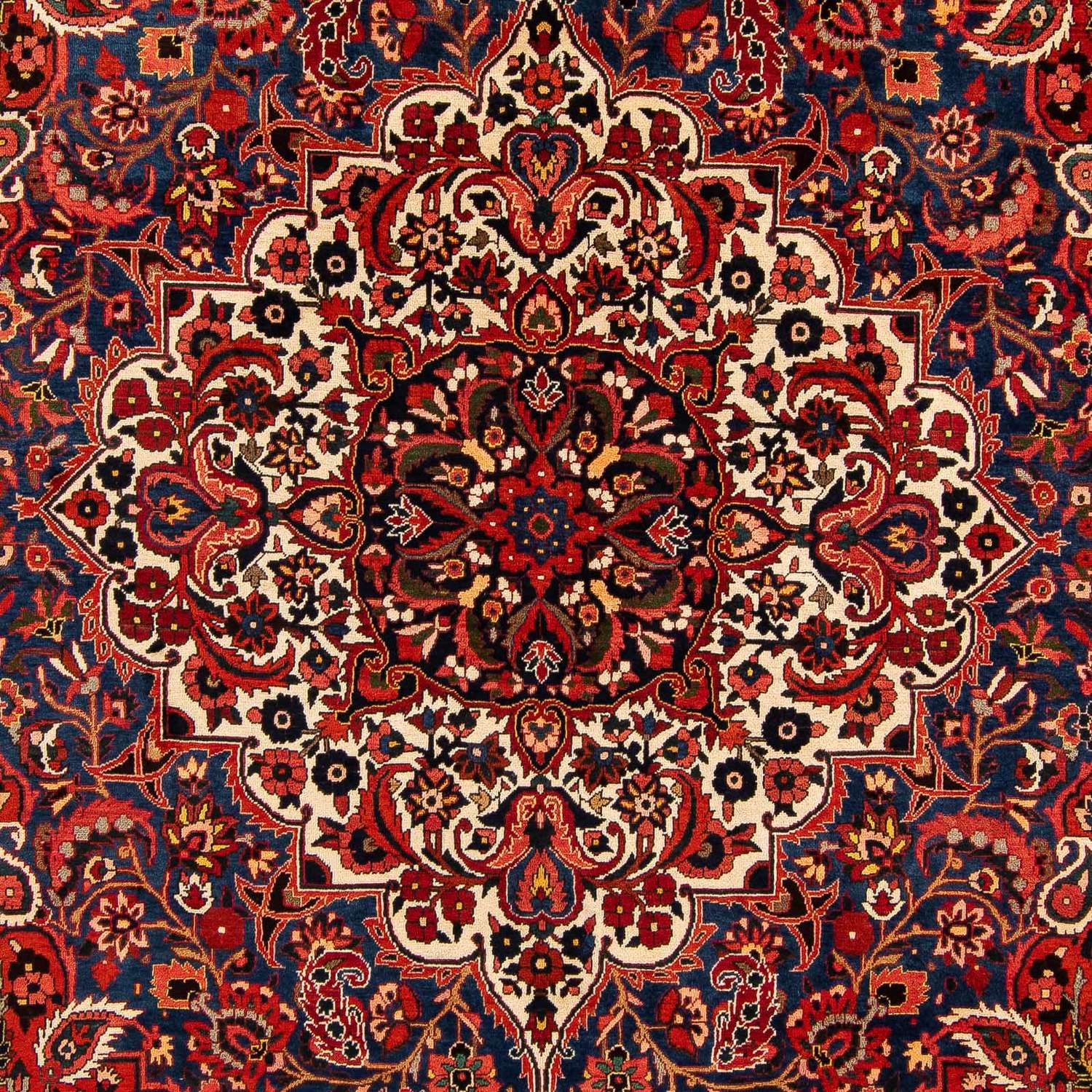 Tapis persan - Nomadic - 375 x 272 cm - rouge foncé