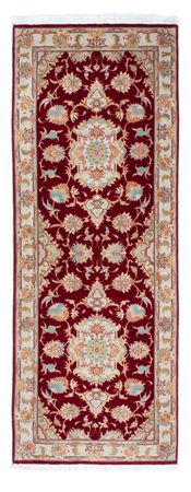 Alfombra de pasillo Alfombra persa - Tabriz - 206 x 78 cm - rojo oscuro