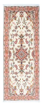 Tappeto corsia Tappeto Persero - Tabriz - Reale - 215 x 81 cm - beige