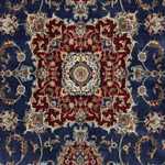 Perzisch tapijt - Ghom - 193 x 133 cm - donkerblauw