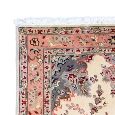 Tapis de couloir Tapis persan - Tabriz - Royal - 203 x 83 cm - beige