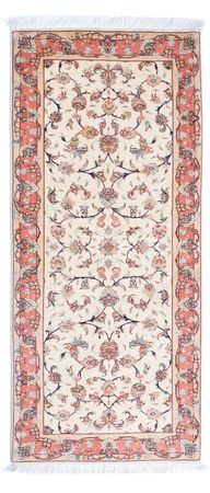 Tappeto corsia Tappeto Persero - Tabriz - Reale - 187 x 77 cm - beige