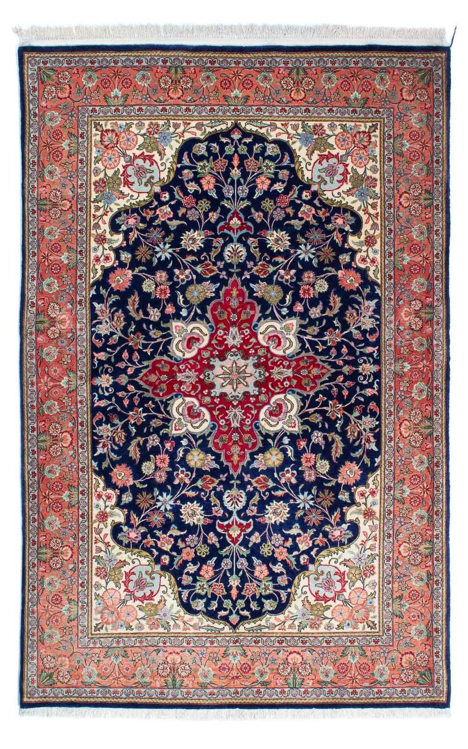 Perser Rug - Ghom - 215 x 139 cm - dark blue