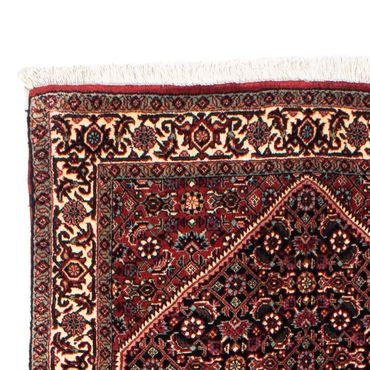 Tapis de couloir Tapis persan - Bidjar - 198 x 74 cm - rouge foncé