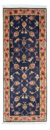 Tappeto corsia Tappeto Persero - Tabriz - Reale - 198 x 75 cm - blu scuro