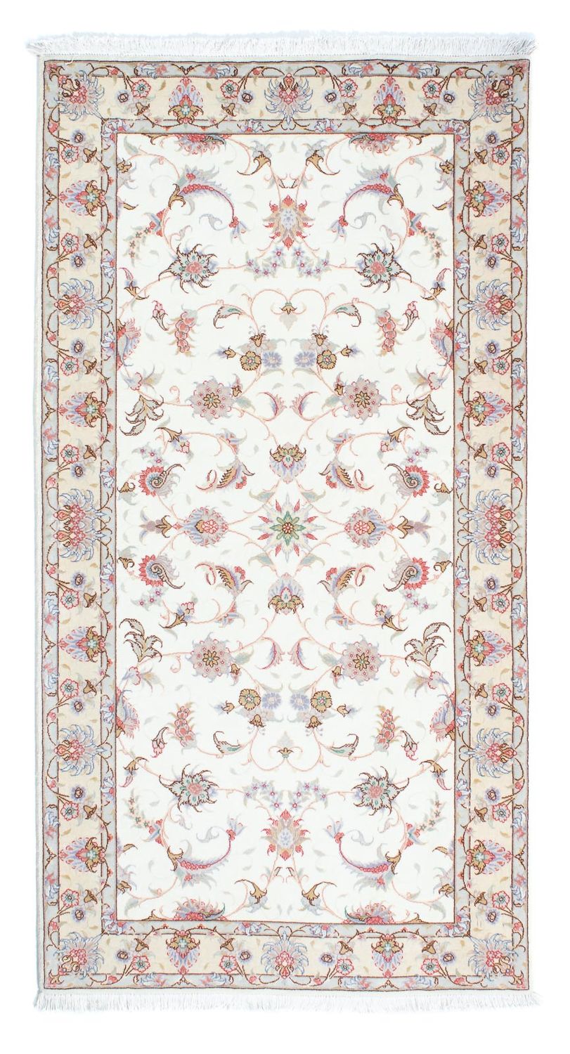 Løber Persisk tæppe - Tabriz - Royal - 196 x 100 cm - beige