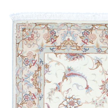 Loper Perzisch tapijt - Tabriz - Royal - 198 x 100 cm - beige