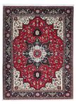 Alfombra Persa - Tabriz - Real - 212 x 154 cm - rojo oscuro