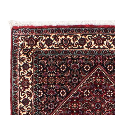 Tapis de couloir Tapis persan - Bidjar - 198 x 74 cm - rouge foncé