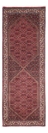 Tapis de couloir Tapis persan - Bidjar - 219 x 79 cm - rouge foncé