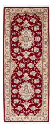 Løper Persisk teppe - Tabriz - Royal - 213 x 83 cm - mørk rød