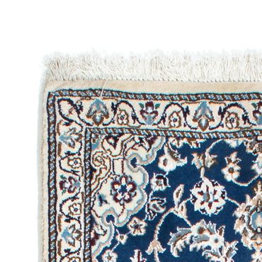 Tapis de couloir Tapis persan - Nain - Royal - 190 x 62 cm - bleu foncé