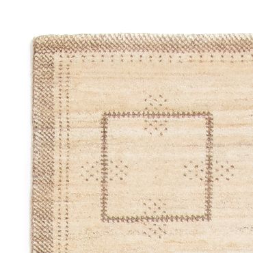 Løper Gabbeh teppe - Loribaft persisk teppe - 345 x 75 cm - beige