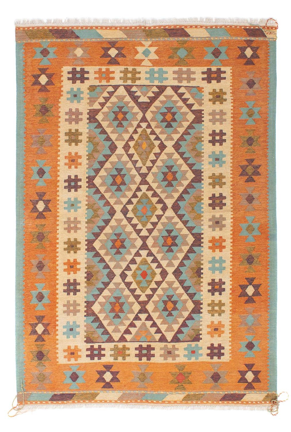 Kelim Rug - Trendy - 205 x 155 cm - multicolored