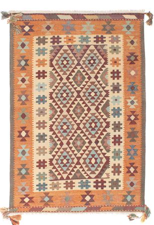 Alfombra Kelim - Tendencia - 203 x 146 cm - multicolor