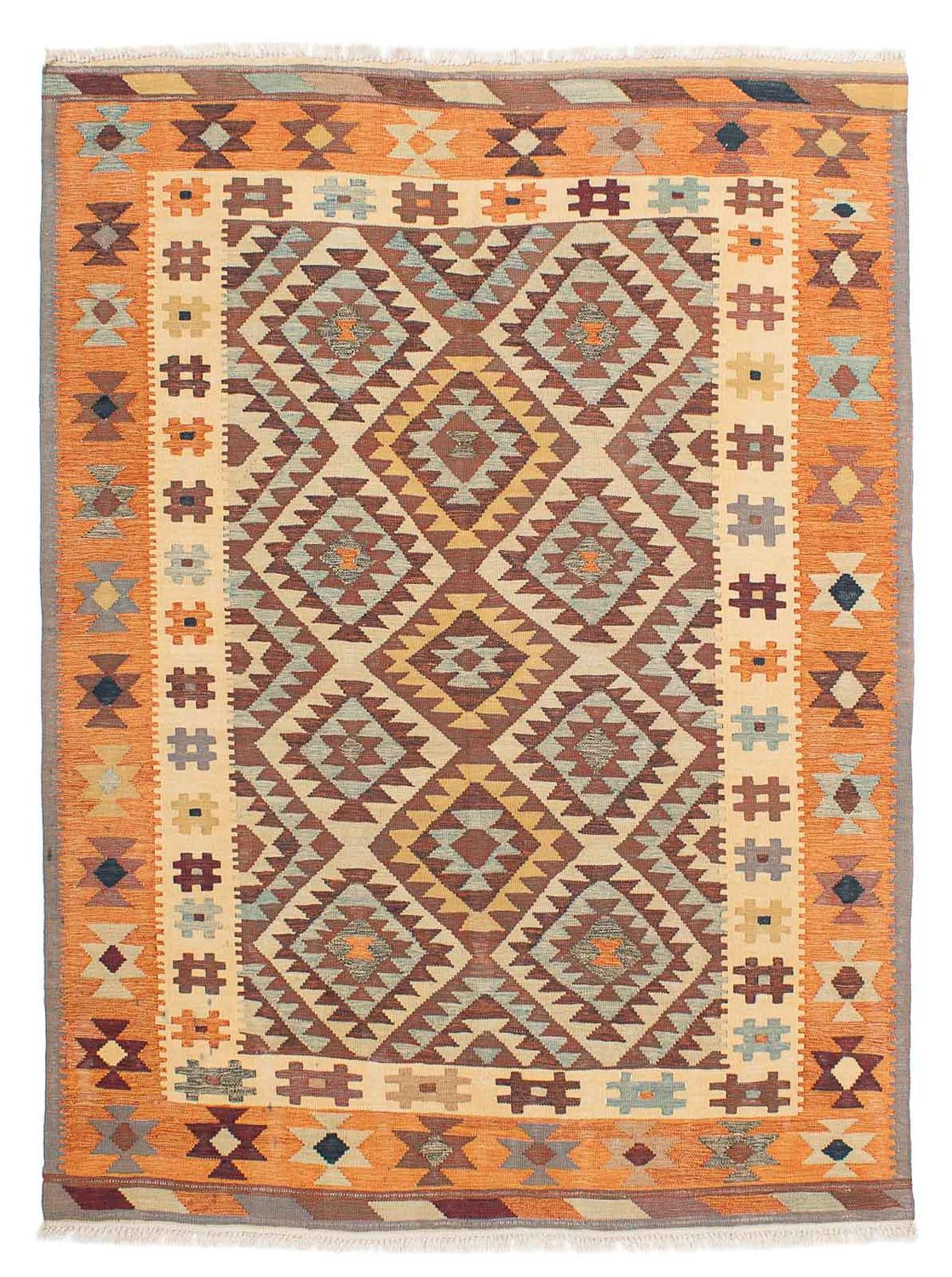 Alfombra Kelim - Oriental - 200 x 146 cm - multicolor