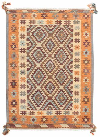 Tapis Kelim - Oriental - 205 x 147 cm - multicolore