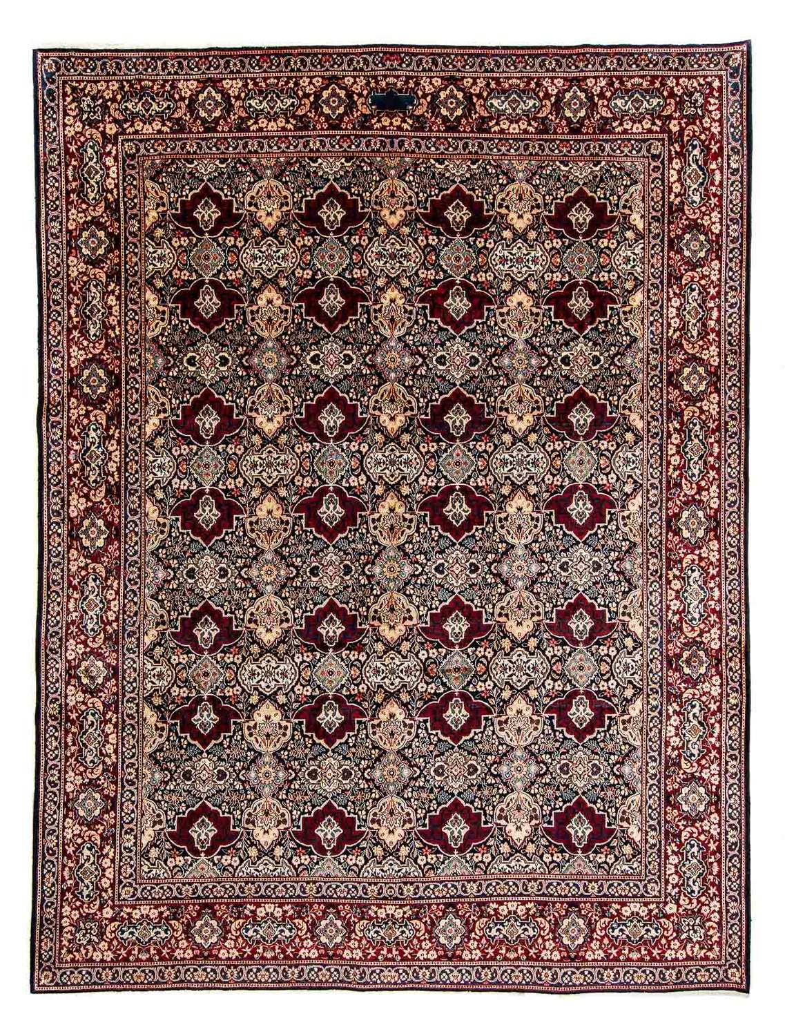 Perský koberec - Klasický - 393 x 299 cm - tmavě červená