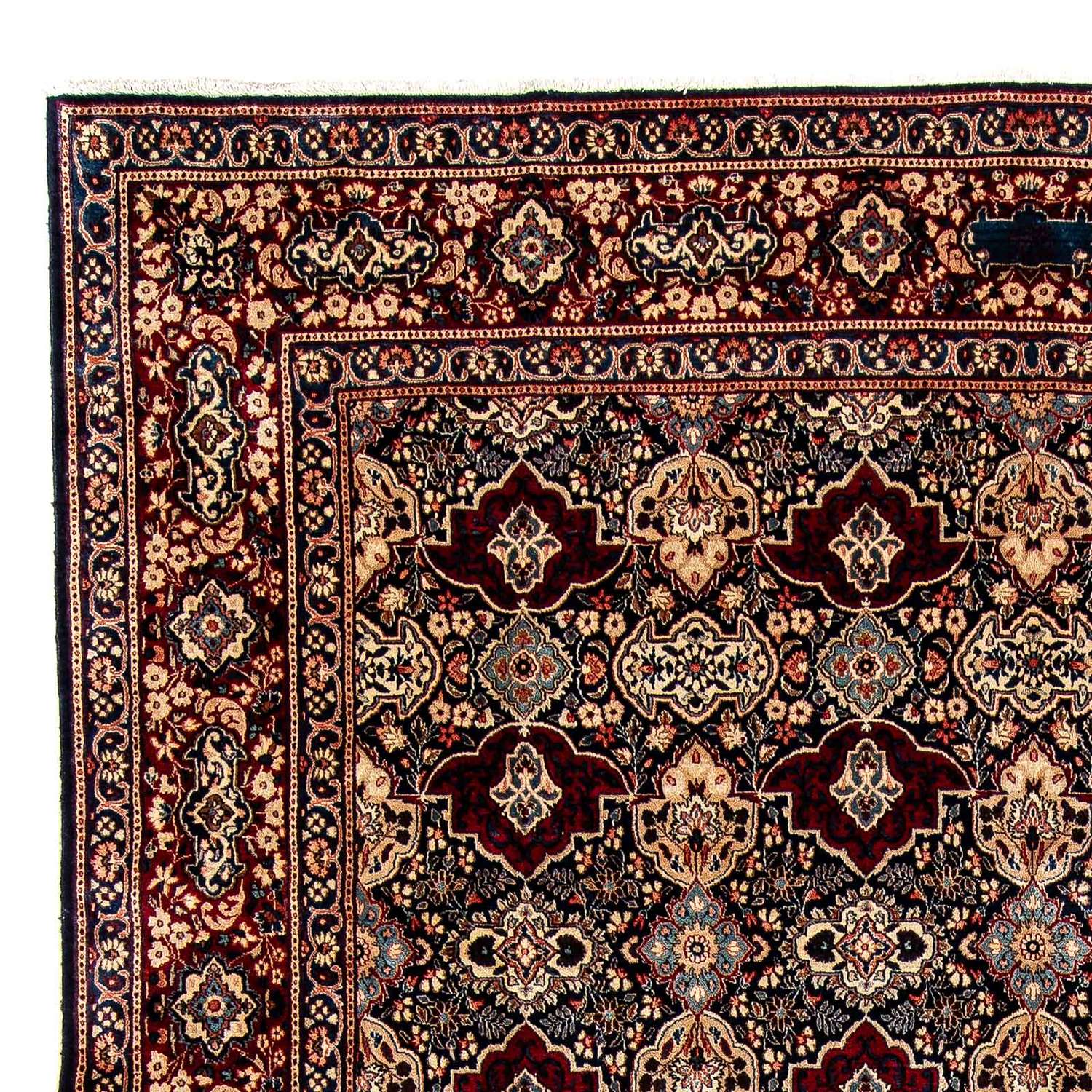 Tapis persan - Classique - 393 x 299 cm - rouge foncé