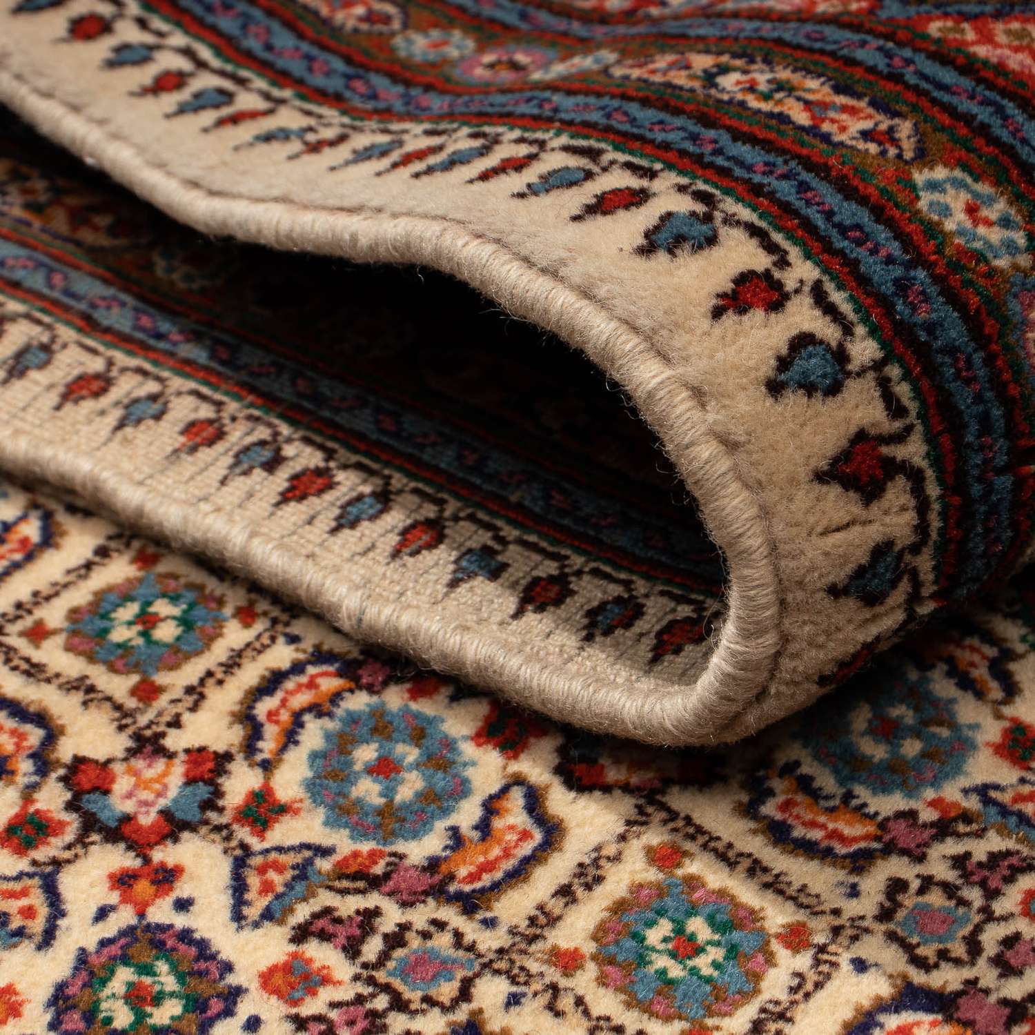 Loper Perzisch tapijt - Klassiek - 395 x 85 cm - veelkleurig