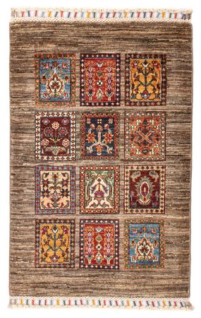 Tapis Ziegler - Bakhtiari - 93 x 63 cm - marron foncé