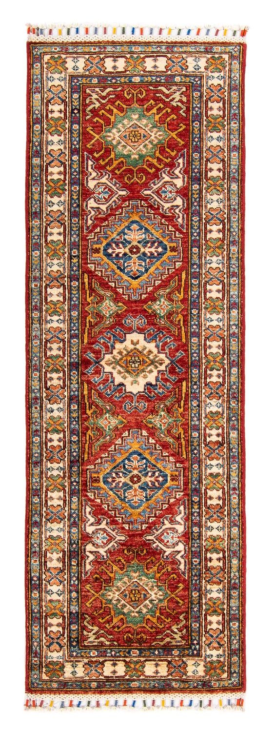 Corredor Tapete Ziegler - Kazak - 178 x 60 cm - vermelho escuro